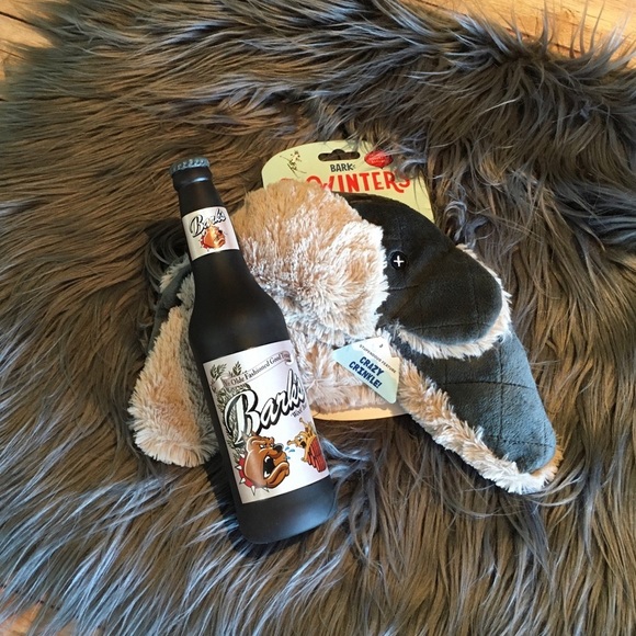 Sale ⭐️Bark Box ~ Crazy Crinkle Hat & Woof Beer - Picture 2 of 7